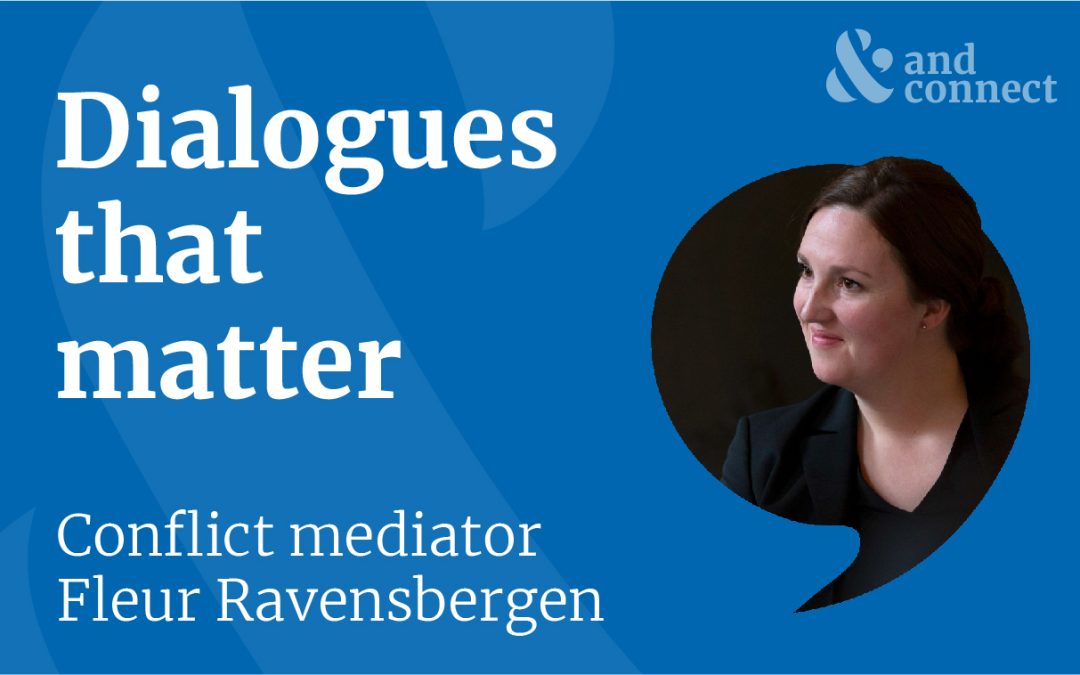 “I talk to people that kill, bomb, fight and sometimes torture. I persuade them to give up the violence”. Armed conflict mediator Fleur Ravensbergen about the key elements in constructive dialogue.
